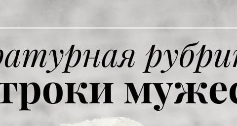 Литературная рубрика «Строки мужества»